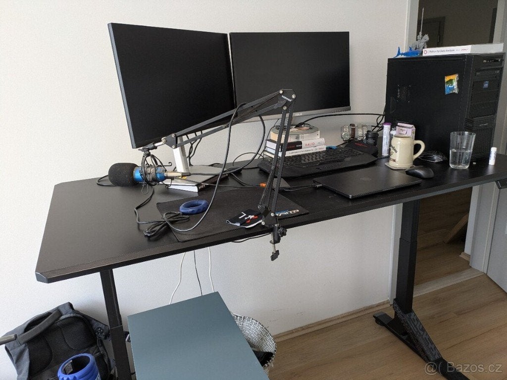 IKEA UPPSPEL 180x80, Ophalen, Gebruikt, Elektrisch, Hout