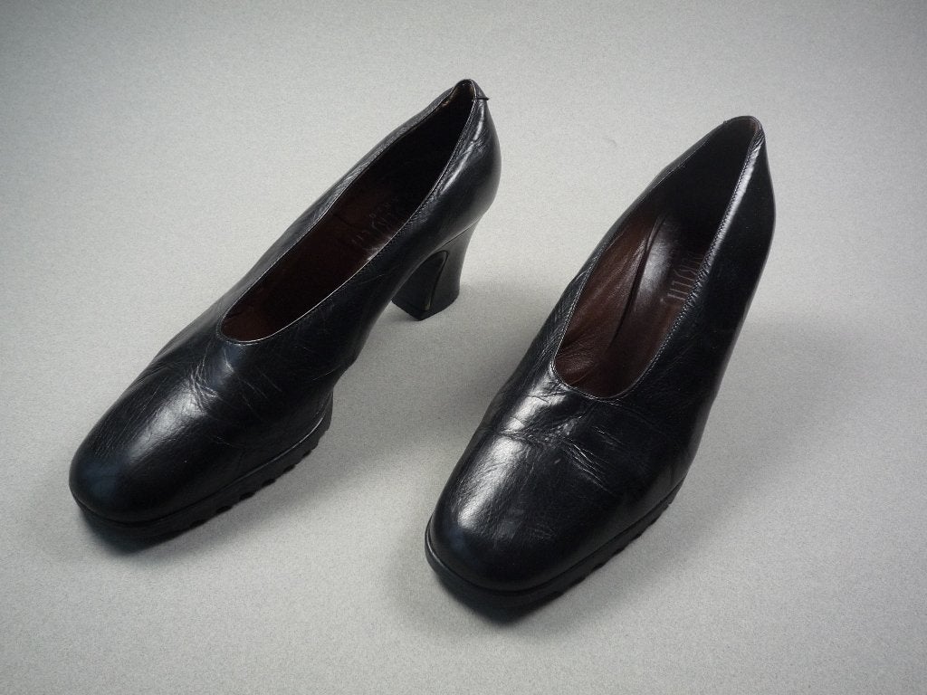 Pump zwart kalfsleer Luc Berjen maat 41, Pumps, Verzenden, Zwart, Gedragen