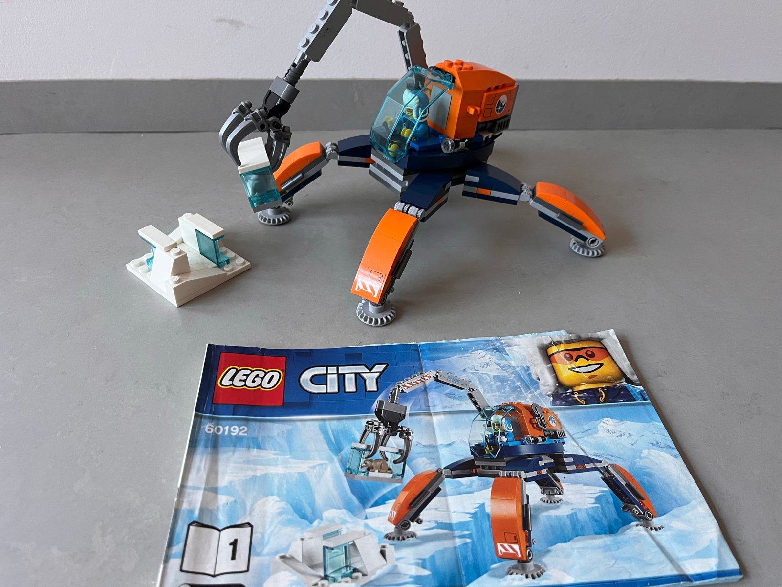Lego City Arctic set 60192 met minifigs en boekje, Lego, Ophalen of Verzenden, Complete set, Inclusief instructies