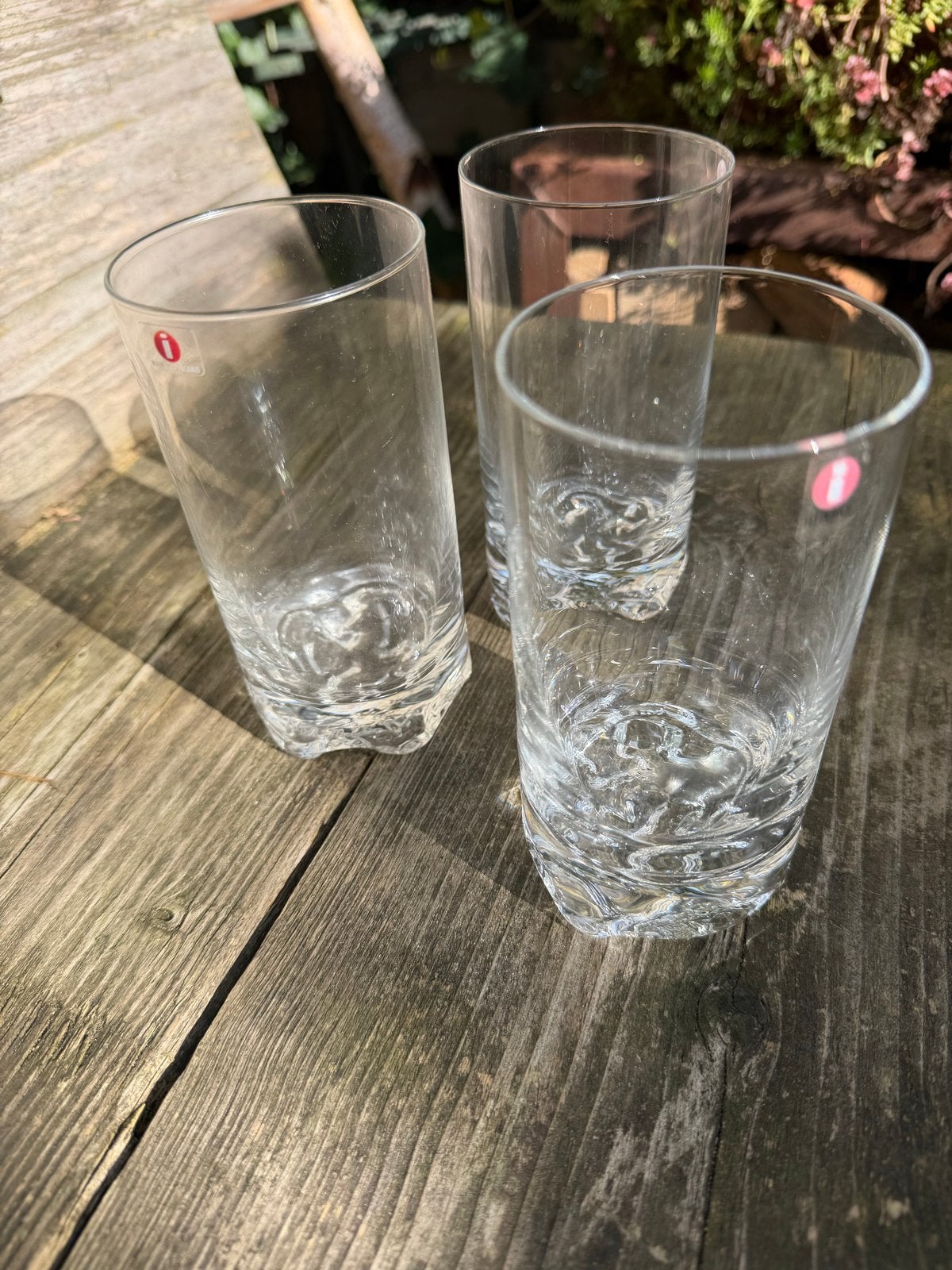 Set van 2+ 1 Iittala Gaissa drinkglazen Tapio Wirkkala, Antiek en Kunst, Ophalen of Verzenden