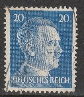 Rijk 1941 791 Hitler 20p, Gest, Ophalen of Verzenden, Overige periodes, Gestempeld