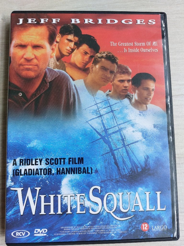 DVD White Squall (1996) Ridley Scott Film, Cd's en Dvd's, Dvd's | Avontuur, Zo goed als nieuw, Vanaf 16 jaar, Engels, Nederlands