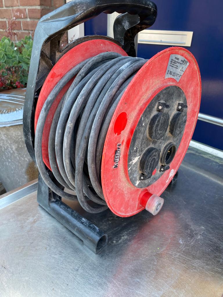 Kelfort  haspel.  40 meter 3x 2.5., Ophalen, Overige typen, Kelfort, Nvt