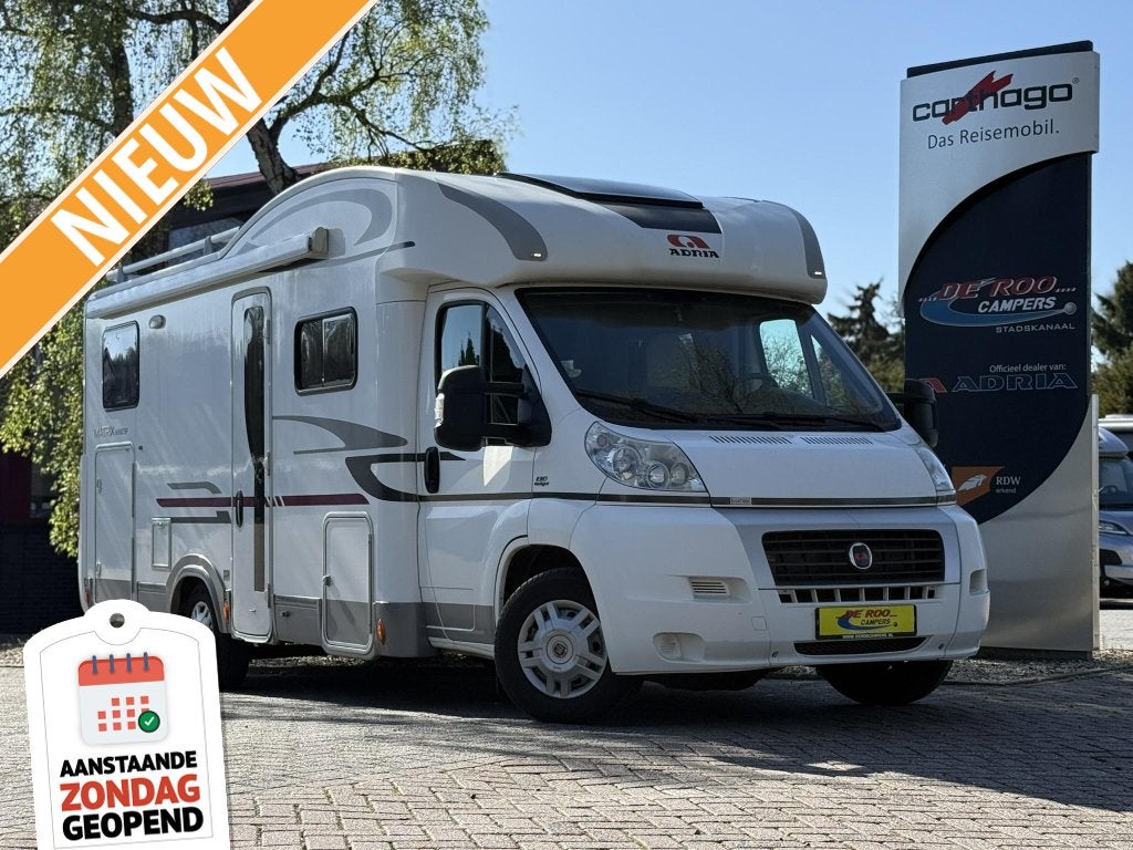 7 dagen OPEN - Adria Matrix 680 SP Ruime zit! - 2013, Niet ingevuld, Standaard zit, Ringverwarming, Fiat