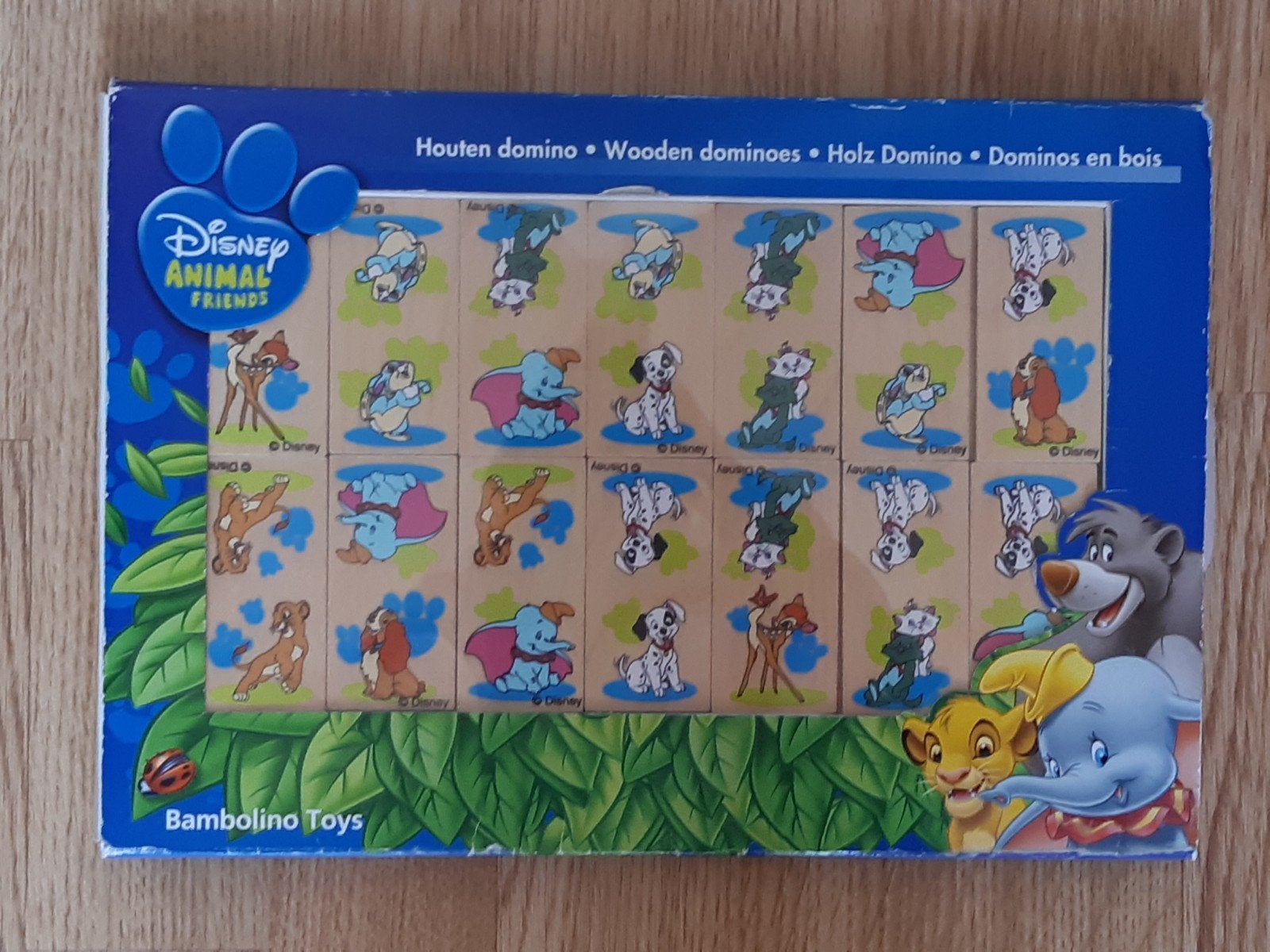 Houten Disney domino, Ophalen of Verzenden, Gebruikt, Jongen of Meisje