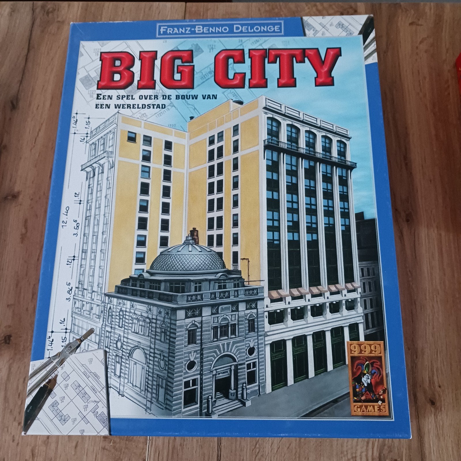 Nr 41) Big City bordspel - Bouw je eigen wereldstad, Hobby en Vrije tijd, Een of twee spelers, Ophalen of Verzenden, Gebruikt