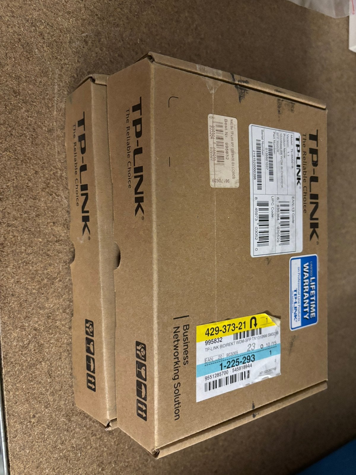 TP-Link TL-SM321A 1000Base-BX WDM Bi-Directionele SFP Module, Computers en Software, Netwerk switches, Ophalen, Nieuw