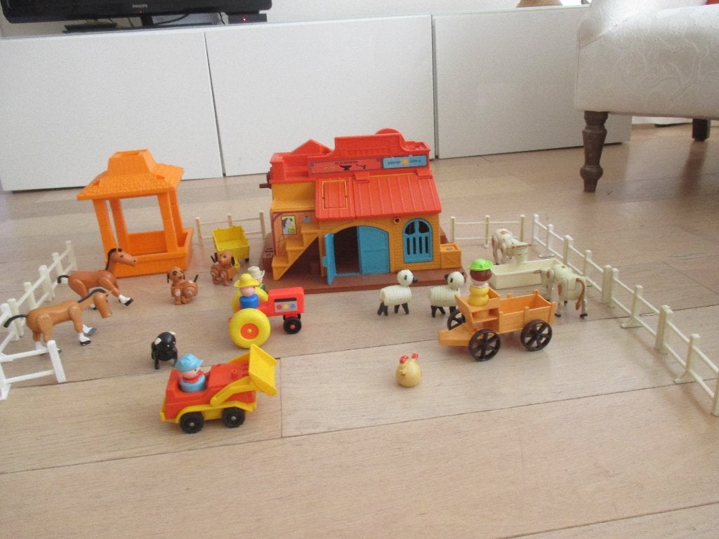 Fisher Price BOERDERIJ/WESTERN HOUSE, Ophalen of Verzenden, Speelset