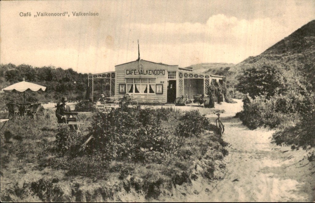 Valkenisse - Café - Valkenoord, Ophalen of Verzenden, Voor 1920, Gelopen, Zeeland