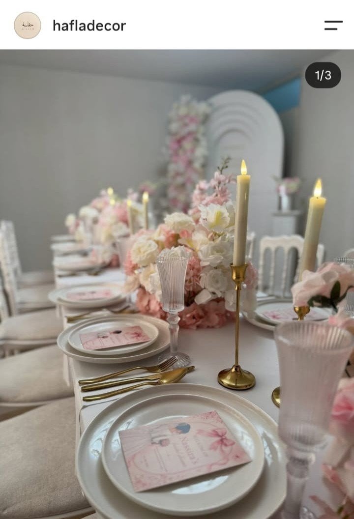 Tafeldecoratie te huur, Ophalen of Verzenden