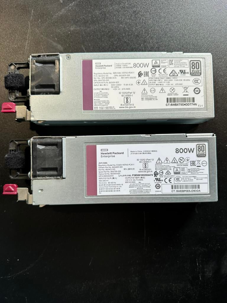 Intel Server PSU HSTNS-PD41-1 & HSTNS-PC41-1, Verzenden, Gebruikt
