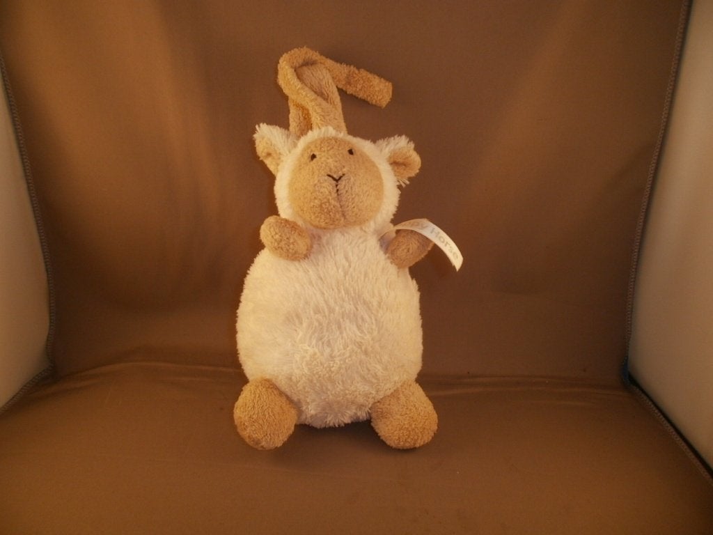 happy horse lammy schaap wit harig bruin velours 17cm ophang, Overige karakters, Ophalen of Verzenden, Zo goed als nieuw, Wasbaar