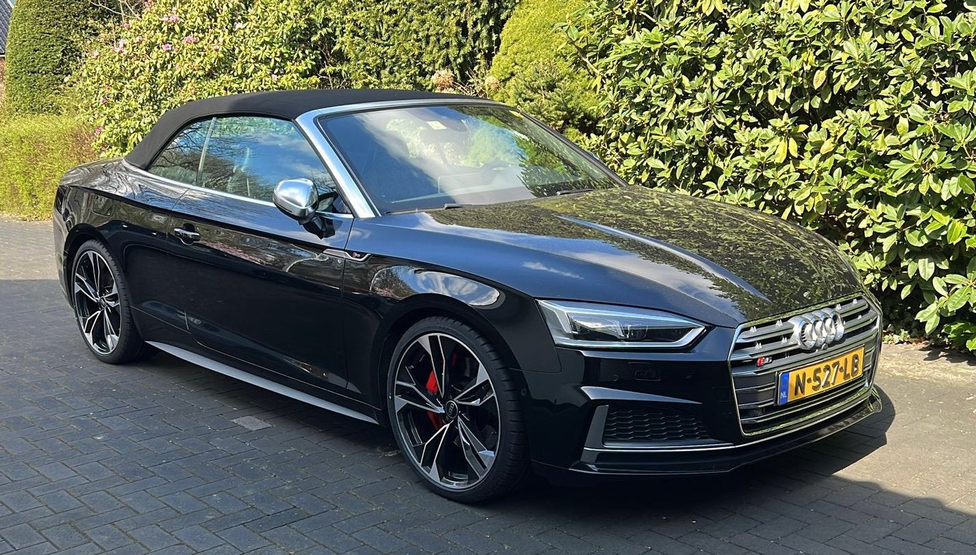 Audio S5 Cabrio 3.0TFSI 354PK Quattro | B&O |Virtual Cockpit, Auto's, Euro 5, Zwart, 2995 cc, Cabriolet