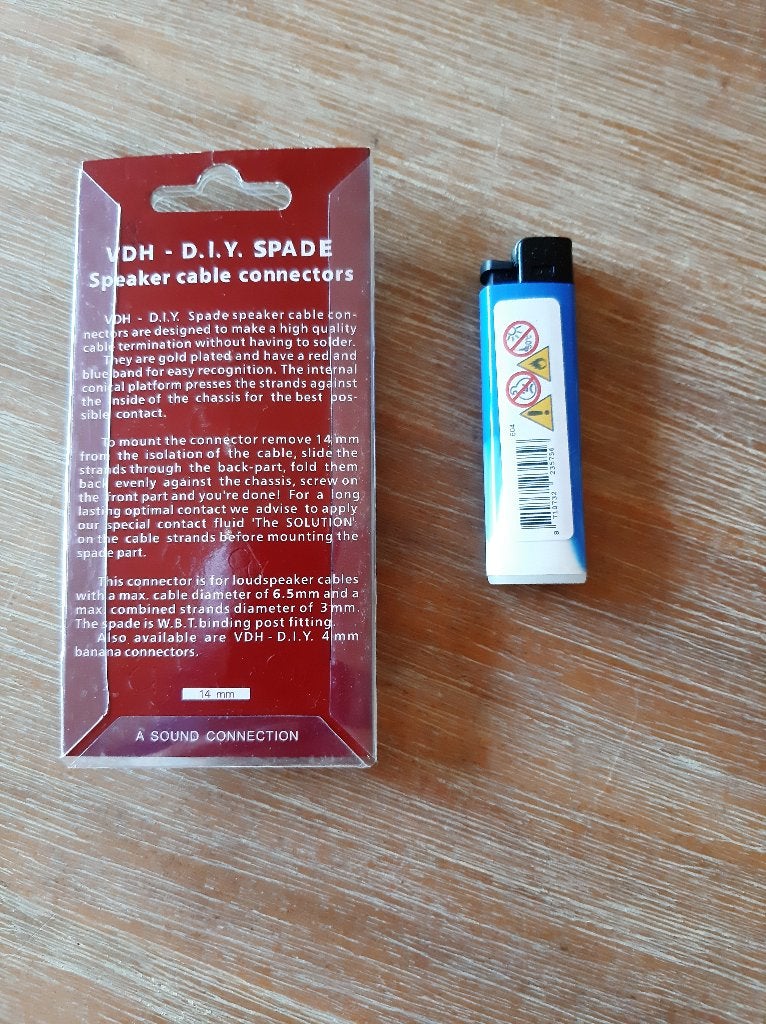 Van Den Hul 4 speaker connectoren banaanplug, Overige typen, Nieuw, Ophalen of Verzenden, Stofbestendig