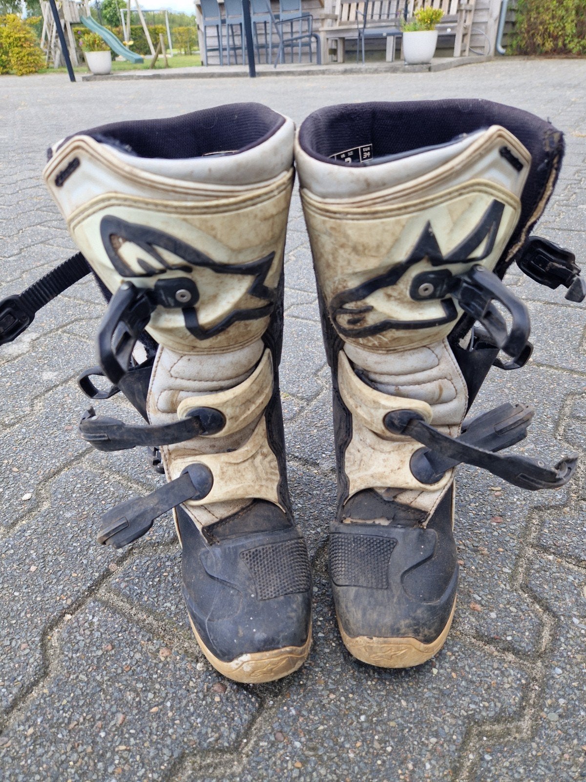 crosslaarzen kids maat 34, Motoren, Ophalen, Tweedehands, Laarzen