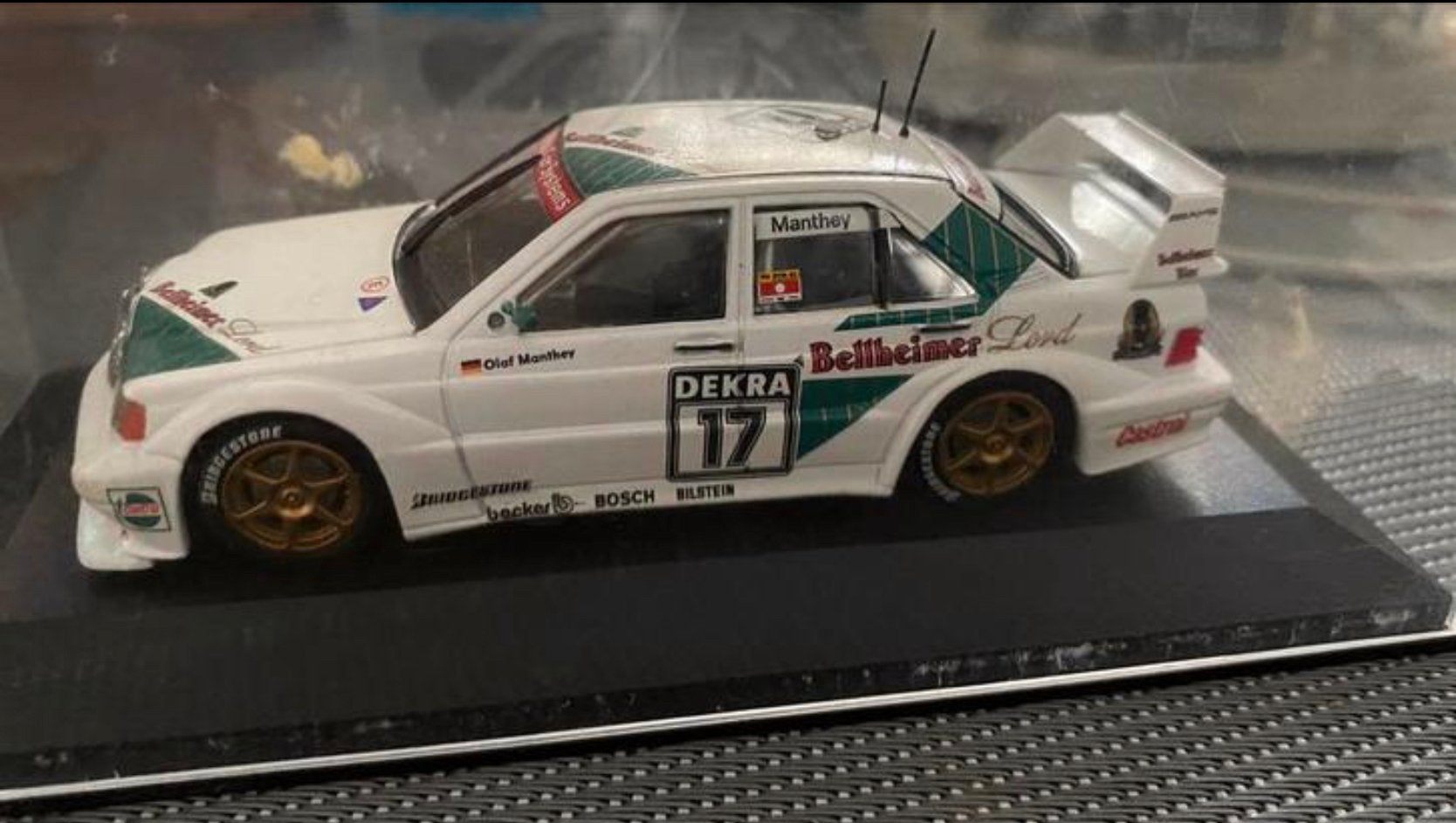 Mercedes 190 evo 2 manthey zonder kartonnen doosje, Ophalen of Verzenden, Nieuw, Auto, MiniChamps
