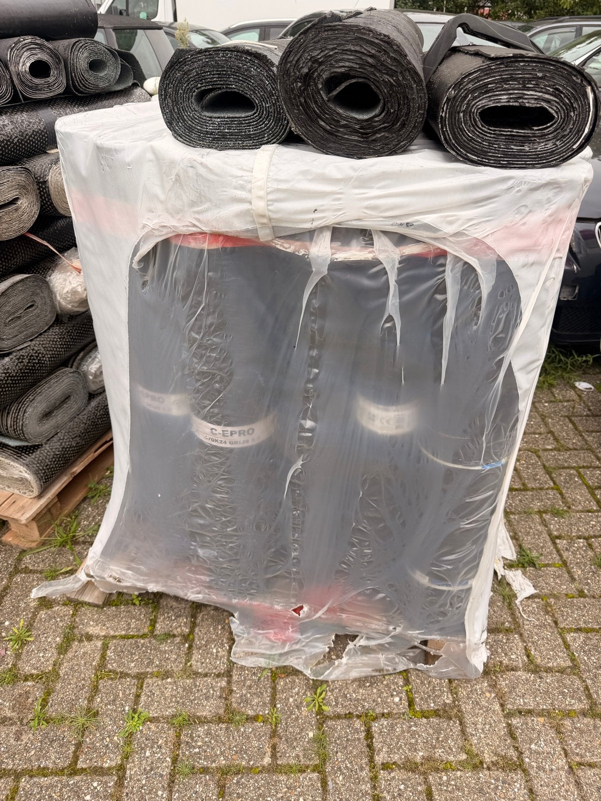 IKO Powergum Dakleer dakbedekking partij, Overige materialen, Zwart, Ophalen of Verzenden, Zo goed als nieuw