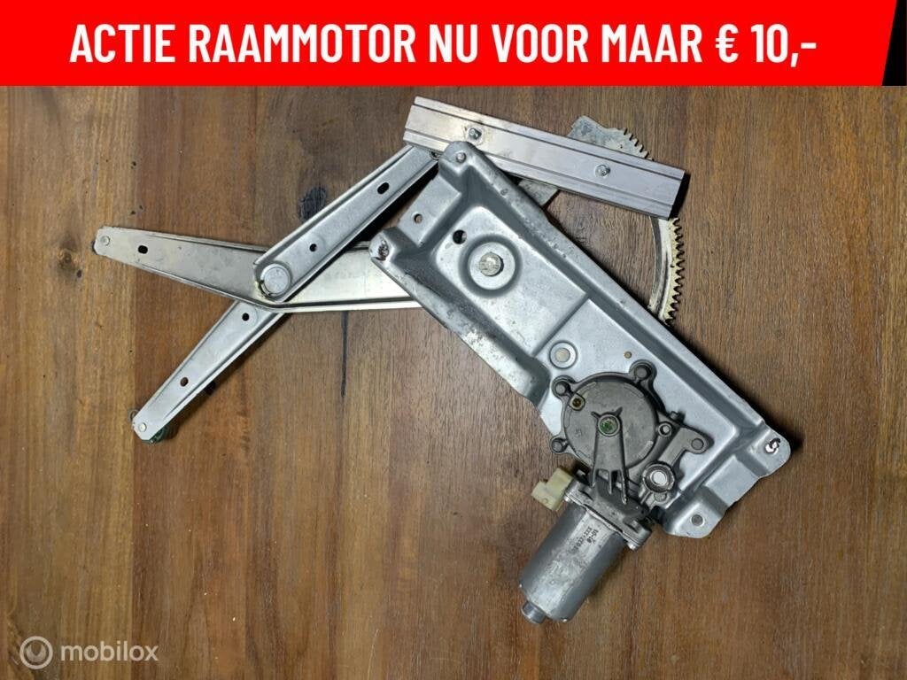 Raammotor linksvoor 5-deurs Saab 9-3 2.0   ('98-'02) 193037, Gebruikt, Ophalen of Verzenden, Saab, Saab