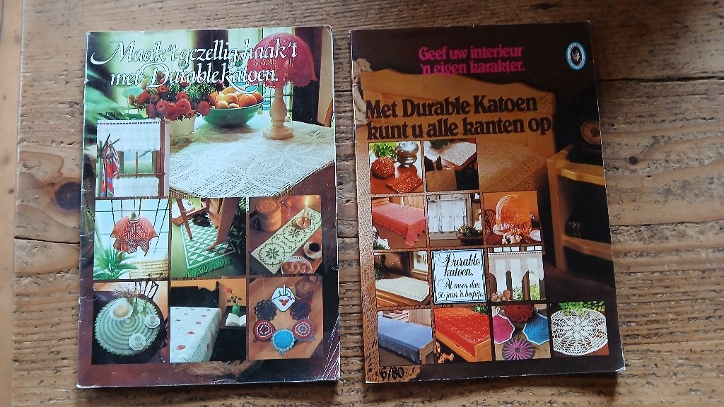 Durable katoen haakboekjes, Ophalen, Gebruikt, Breien of Haken, Patroon of Boek