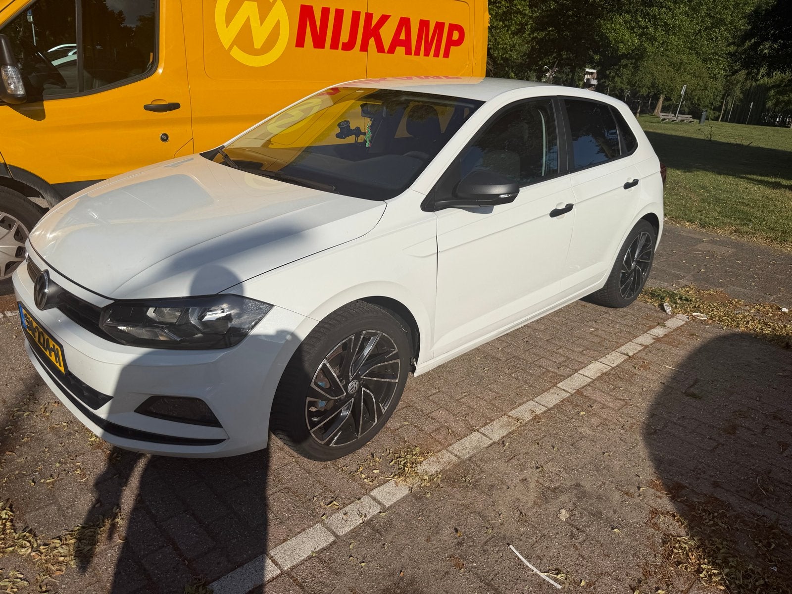 Volkswagen Polo 1.0 MPI 65pk 2018 Wit, Auto's, Volkswagen, 1005 kg, Stof, 40 €/maand, Wit