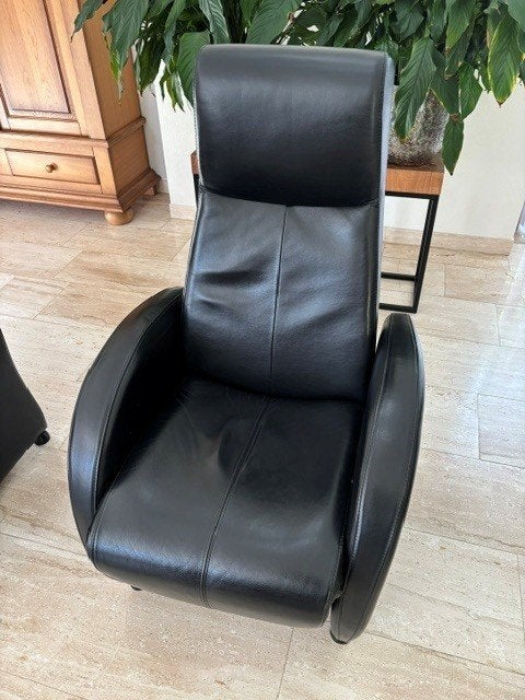 2 Relaxfauteuils, Ophalen, Gebruikt, 50 tot 75 cm, Leer