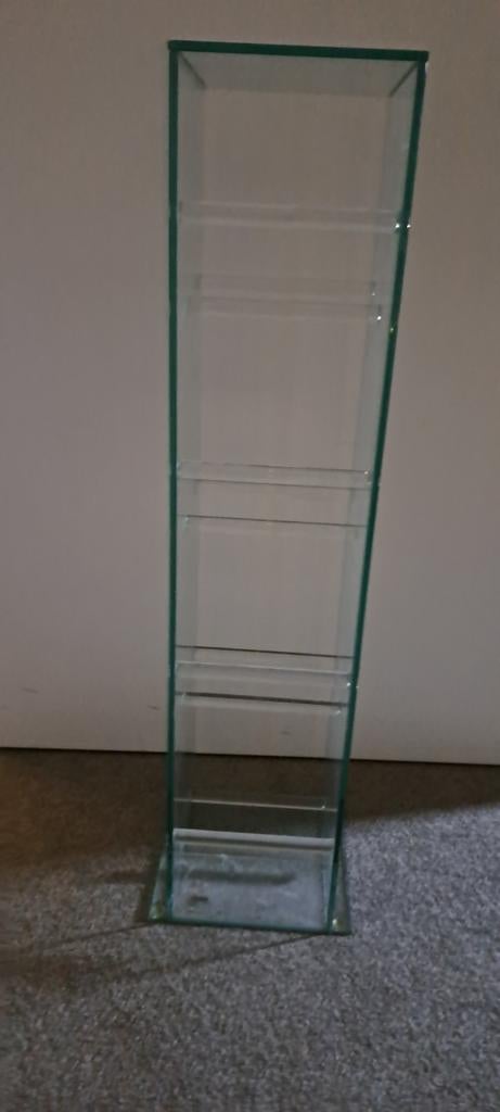 Cd rek, Huis en Inrichting, Ophalen, Zo goed als nieuw, Glas, Cd's