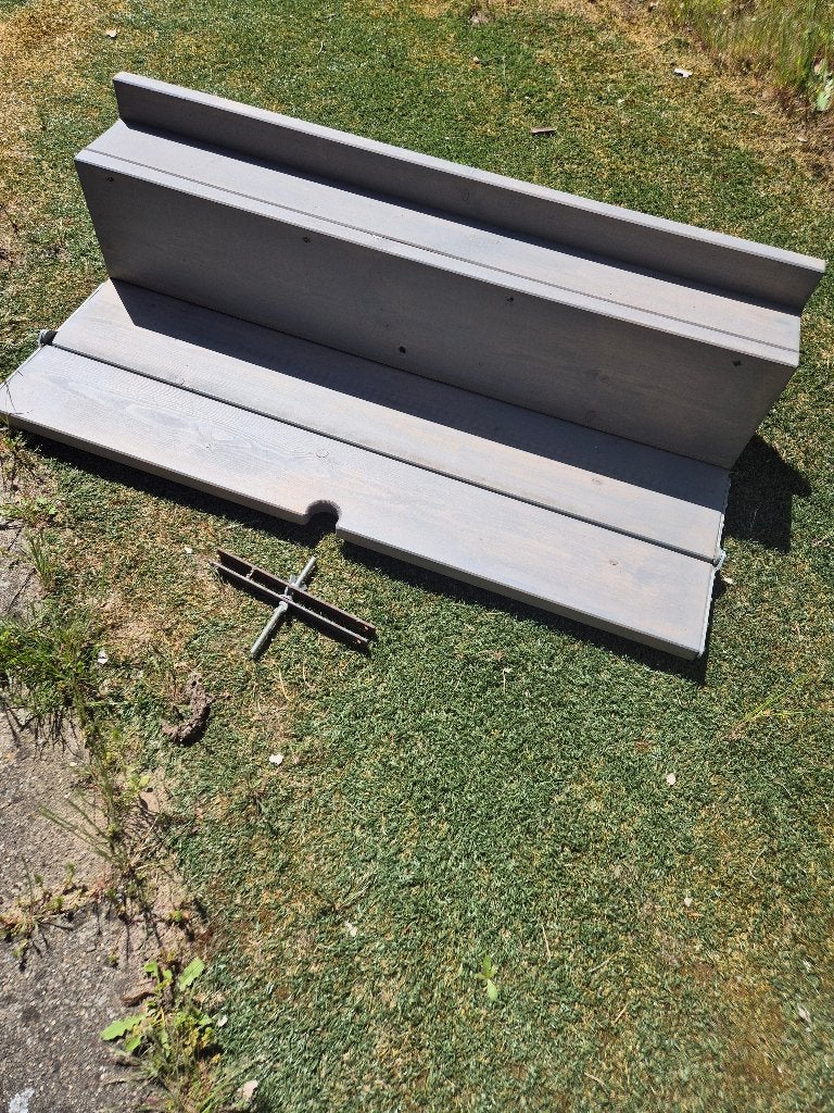 Balkonbar XL Grijs, Ophalen, Gebruikt