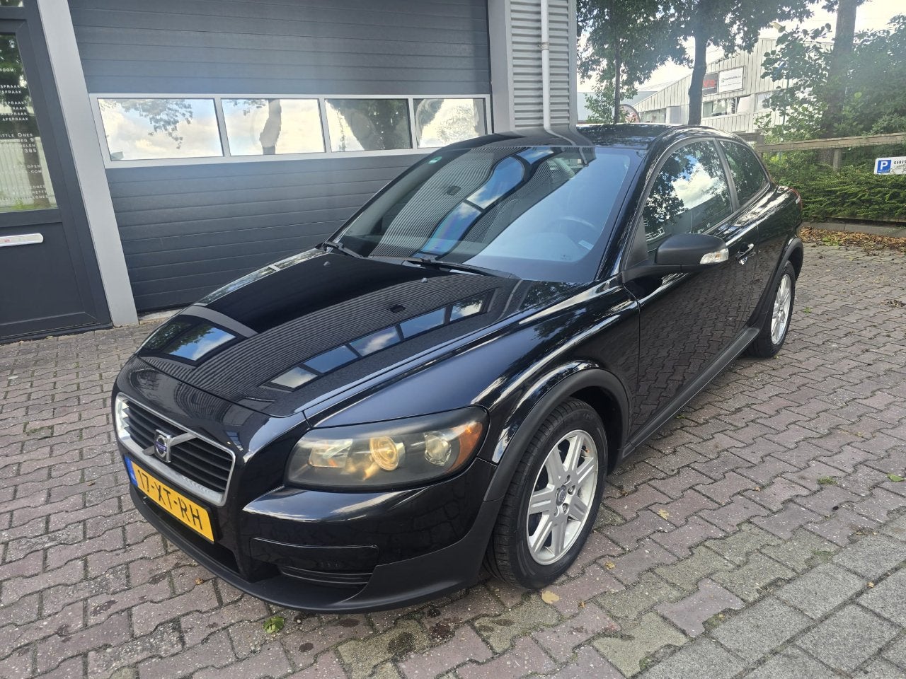 Volvo C30 1.6 D (bj 2007), Auto's, Gebruikt, 4 stoelen, Zwart, Origineel Nederlands