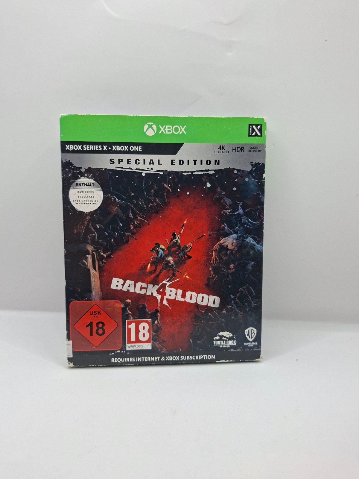 xbox one back 4 blood special edition ~ steelbook, Ophalen of Verzenden