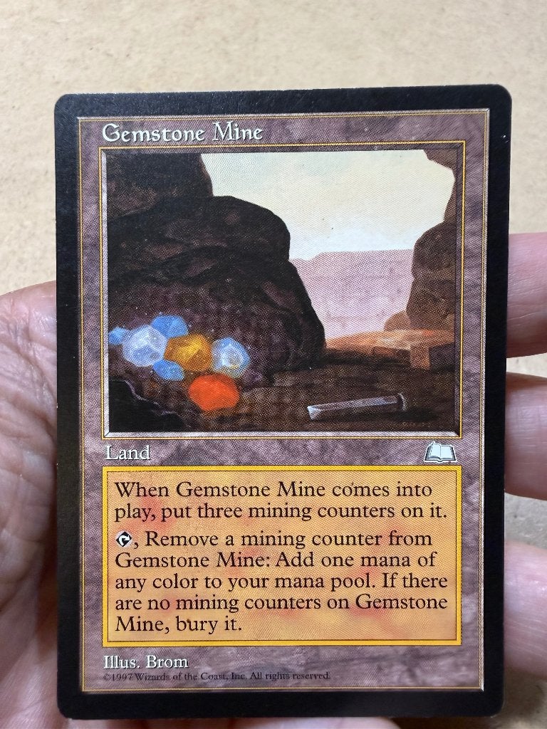 Gemstone Mine 3x - €30,-, Ophalen of Verzenden, Zo goed als nieuw, Losse kaart