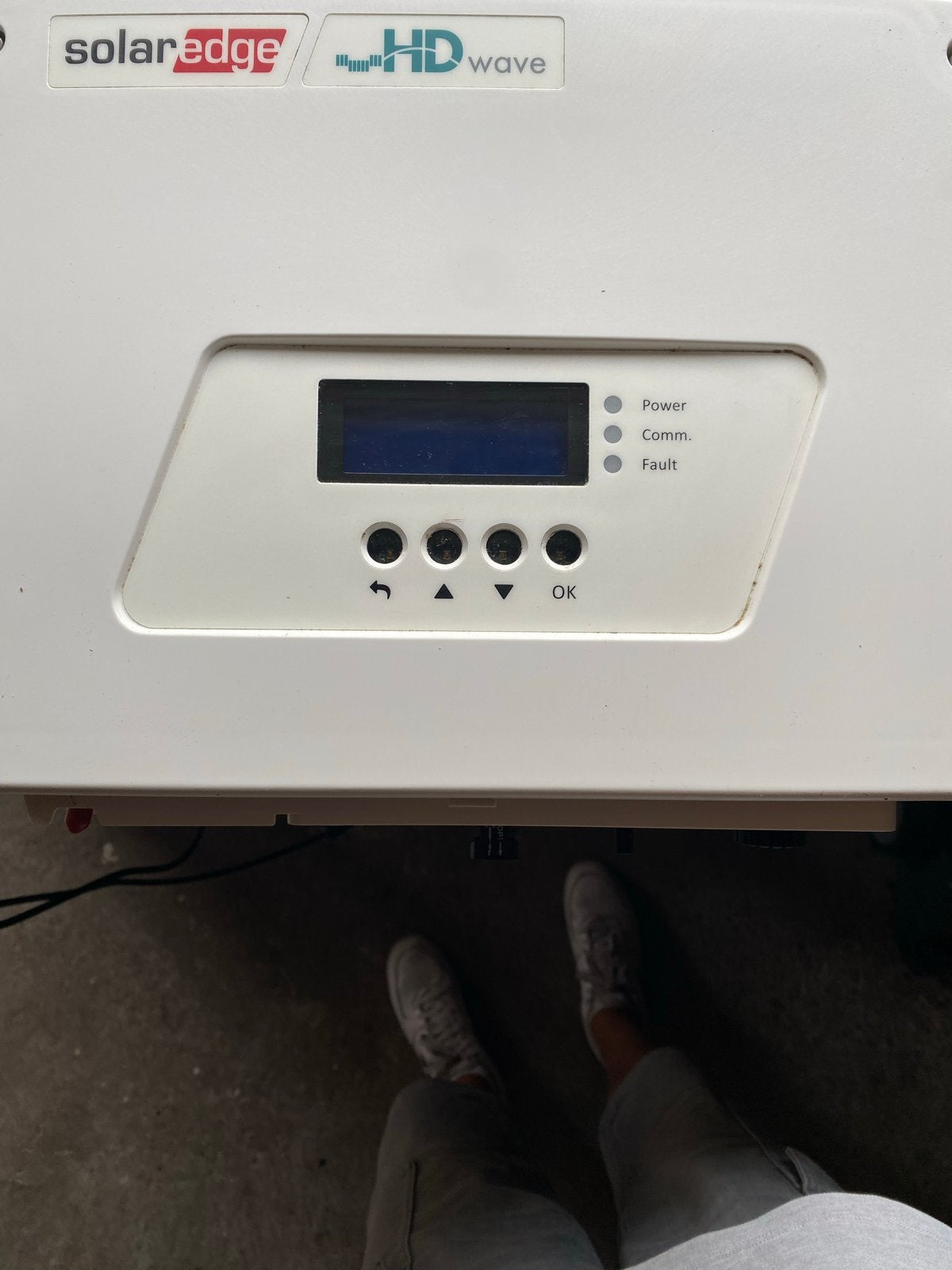 Solar Edge SE2200H omvormer met power optimizer, Doe-het-zelf en Verbouw, Ophalen, Gebruikt, Overige typen, 200 wattpiek of meer