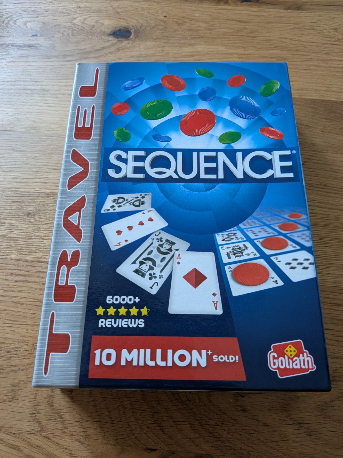 Travel Sequence Bordspel van Goliath - Nieuw, Goliath, Ophalen of Verzenden, Zo goed als nieuw, Vijf spelers of meer