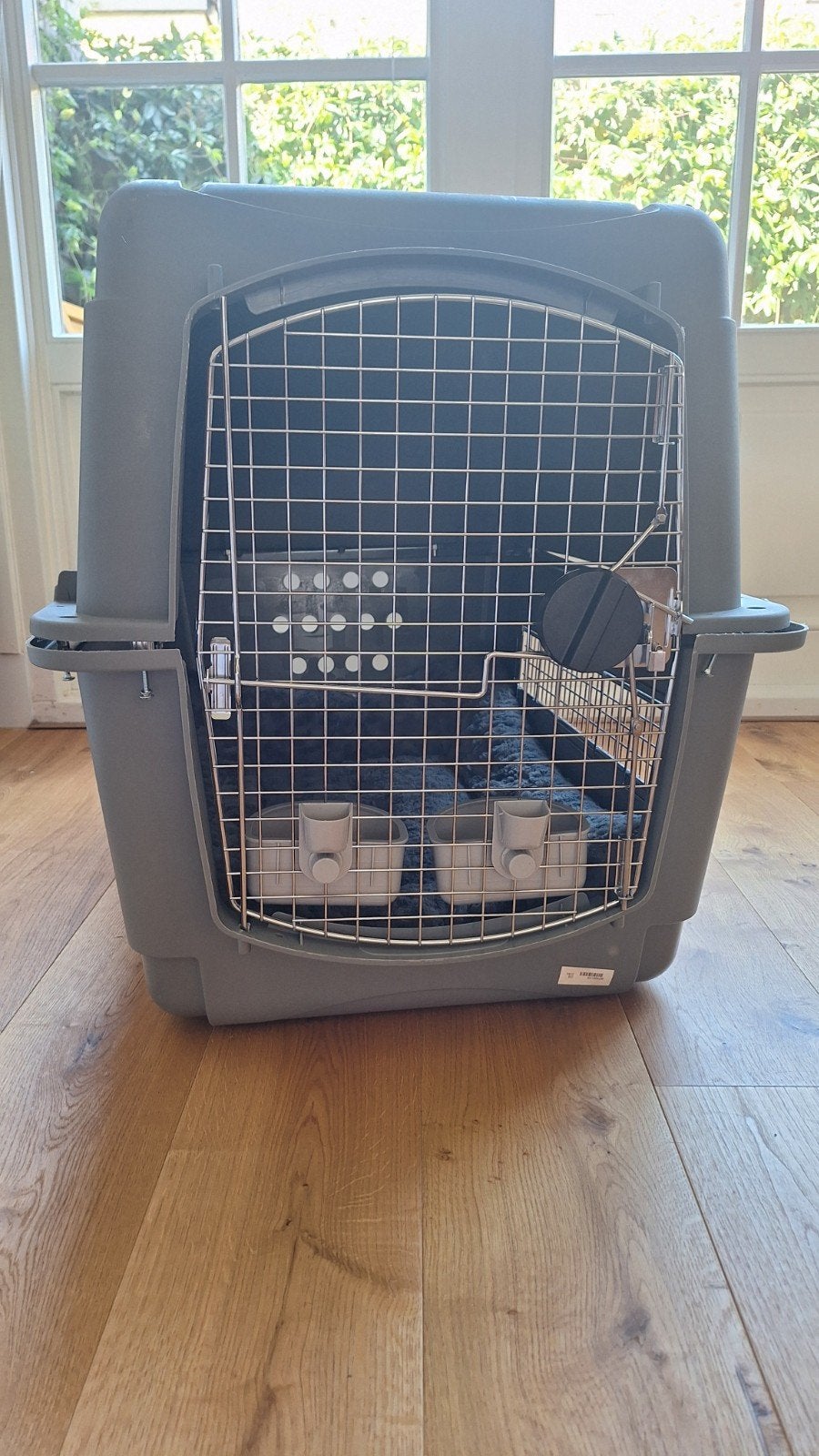Petmate sky Kennel transportbox 91 x 64 cm exsnuggy mat, Ophalen, Zo goed als nieuw
