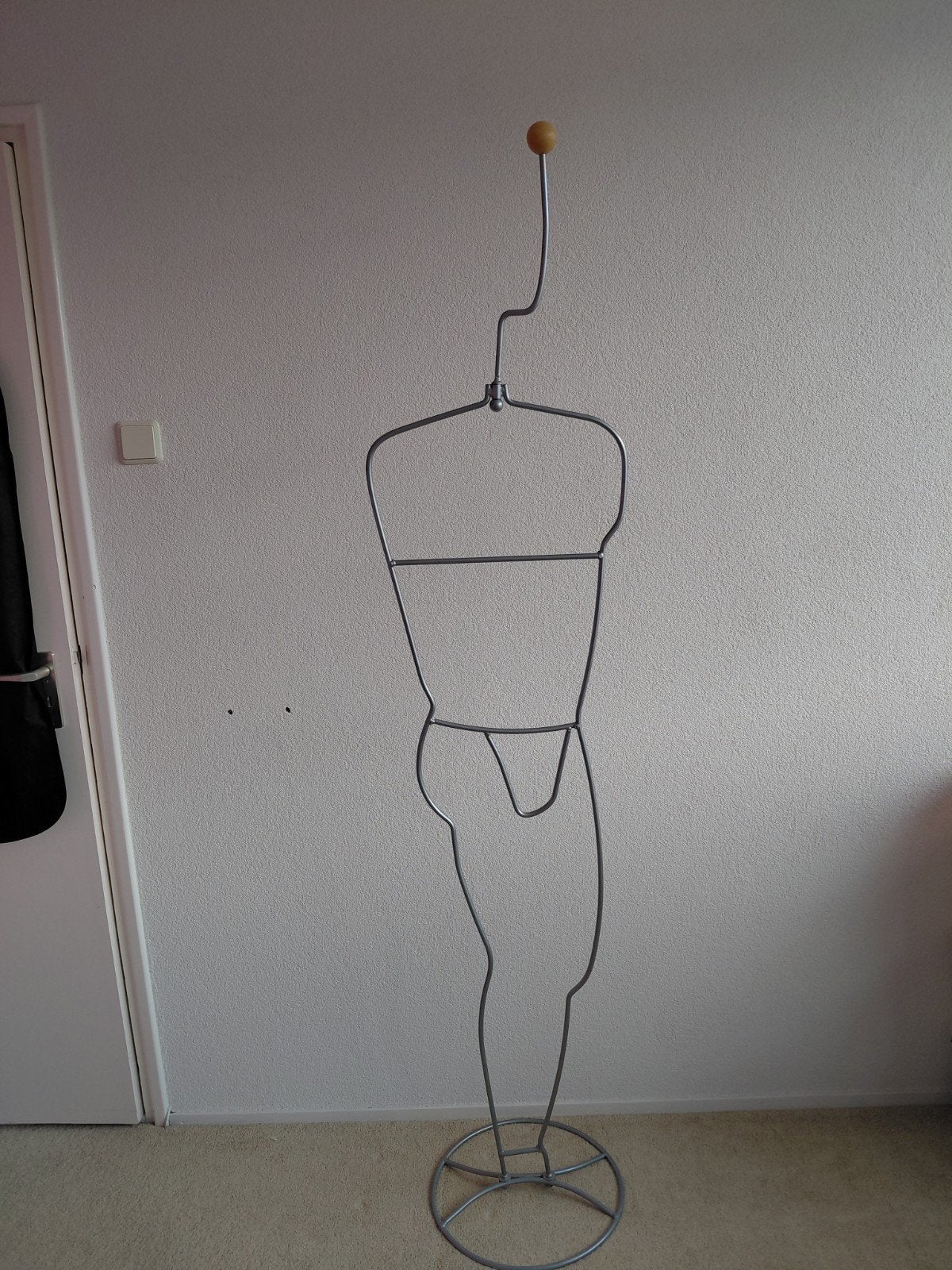 dressboy metaal, Huis en Inrichting, Ophalen, Zo goed als nieuw, Metaal, Staande kapstok