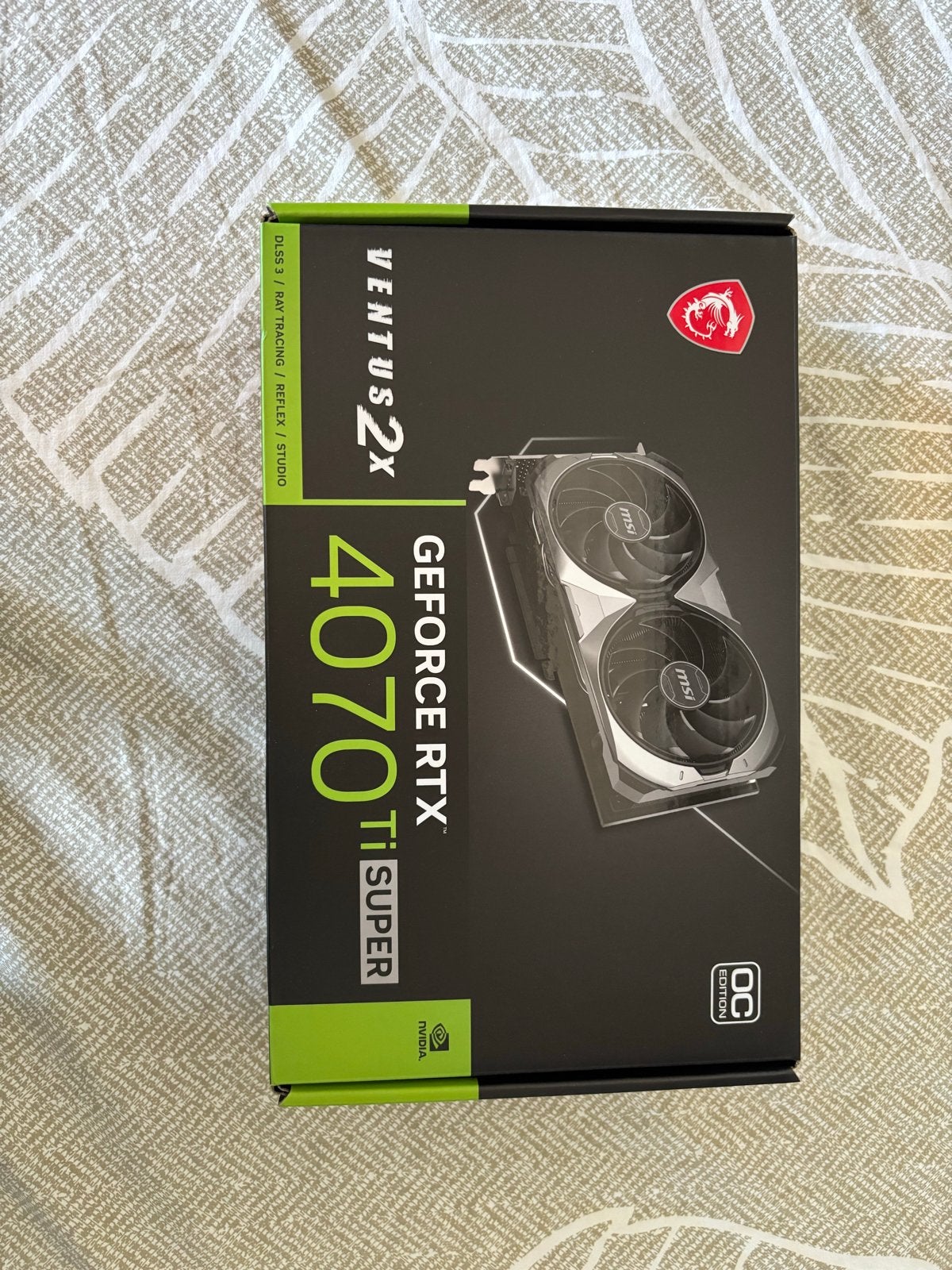 Nvidia GeForce RTX 4070 Ti SUPER - gebruikt, Computers en Software, Videokaarten, HDMI, GDDR6, PCI-Express 4, Ophalen of Verzenden