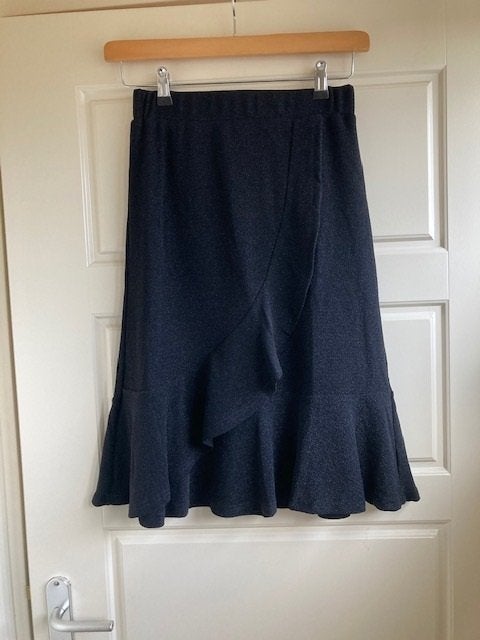 Nieuwe rok van Cream zwart glitter maat XS, Zwart, Ophalen of Verzenden, Knielengte, Maat 34 (XS) of kleiner