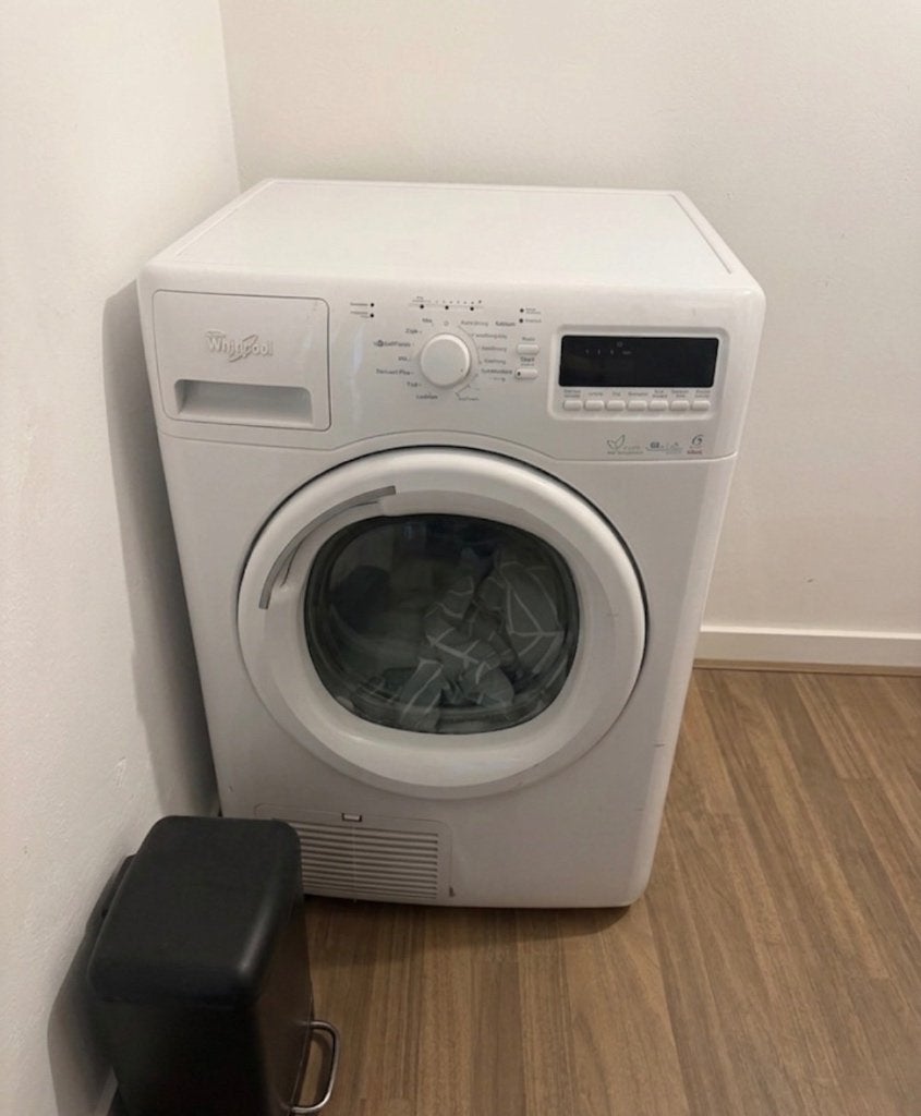 Nette Whirlpool Warmtepompdroger, Ophalen, 6 tot 8 kg, Gebruikt, Overige typen