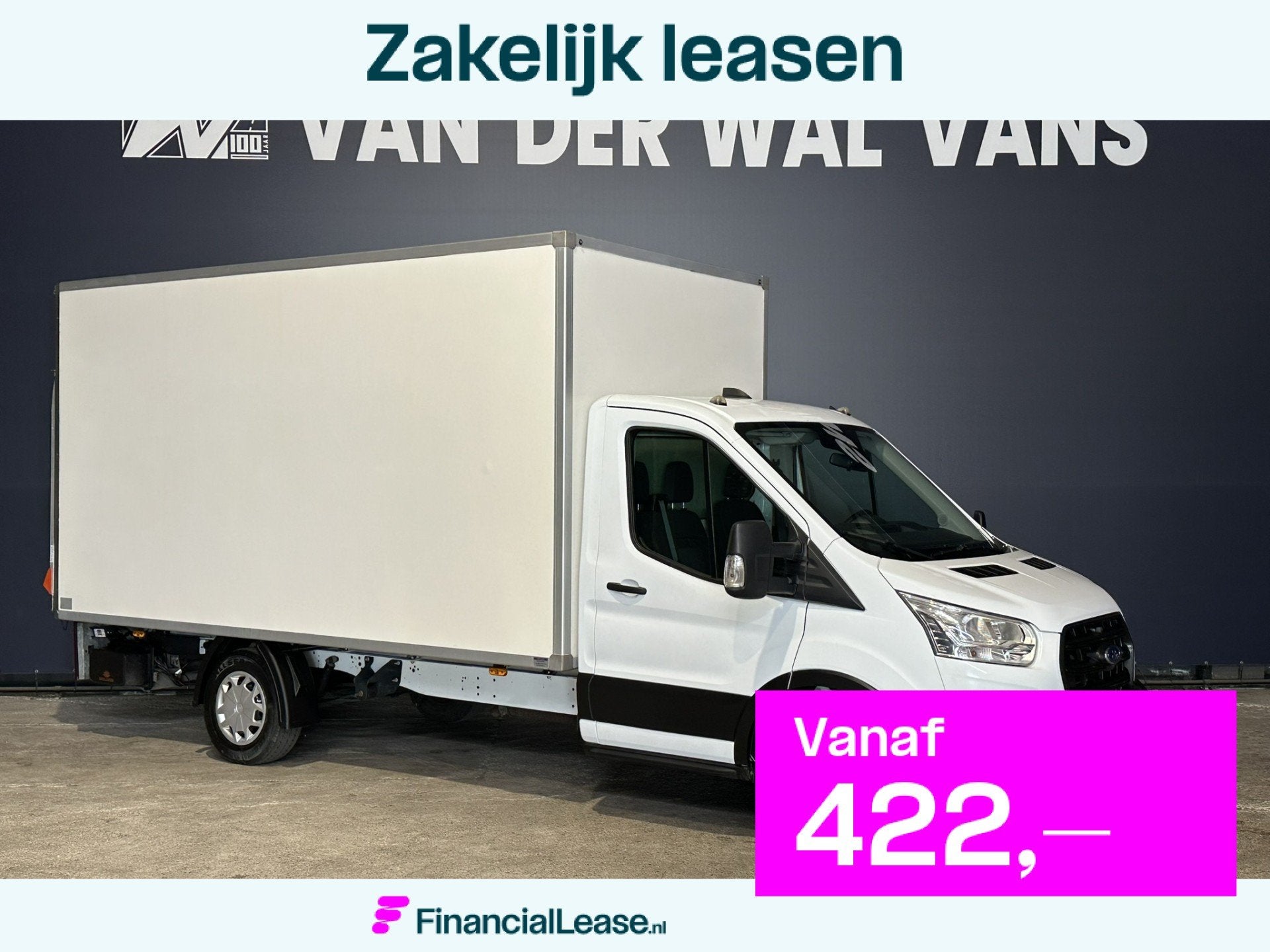 Ford Transit 2.0 TDCI 161pk Bakwagen Laadklep Euro6 Airco |, 4 cilinders, 160 pk, 2800 kg, Wit
