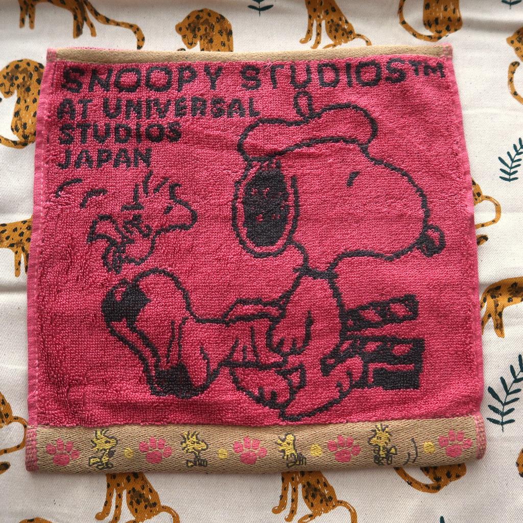 Snoopy Peanuts Strips Handdoekje van Universal Studios Japan, Verzenden, Snoopy, Nieuw, Beeldje of Figuurtje