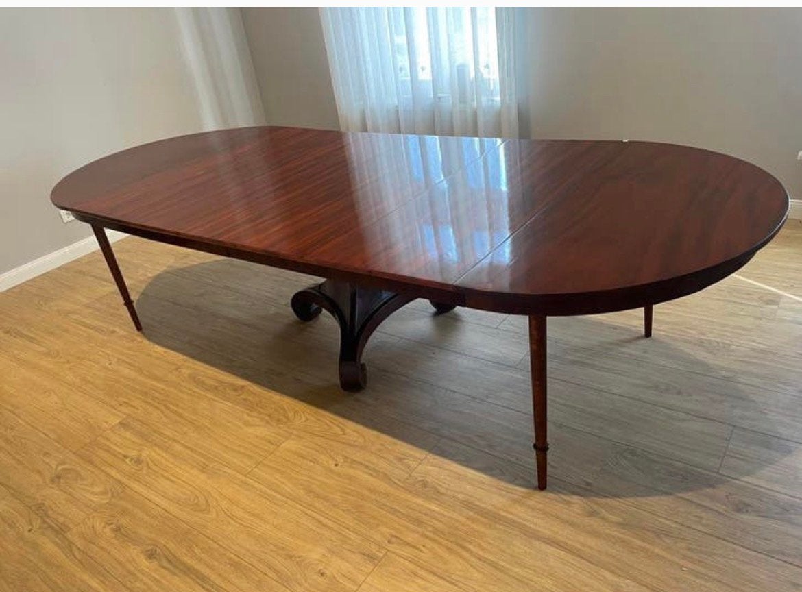 Coulissen tafel eettafel ovale grote tafel, Antiek en Kunst, Antiek | Meubels | Tafels, Ophalen