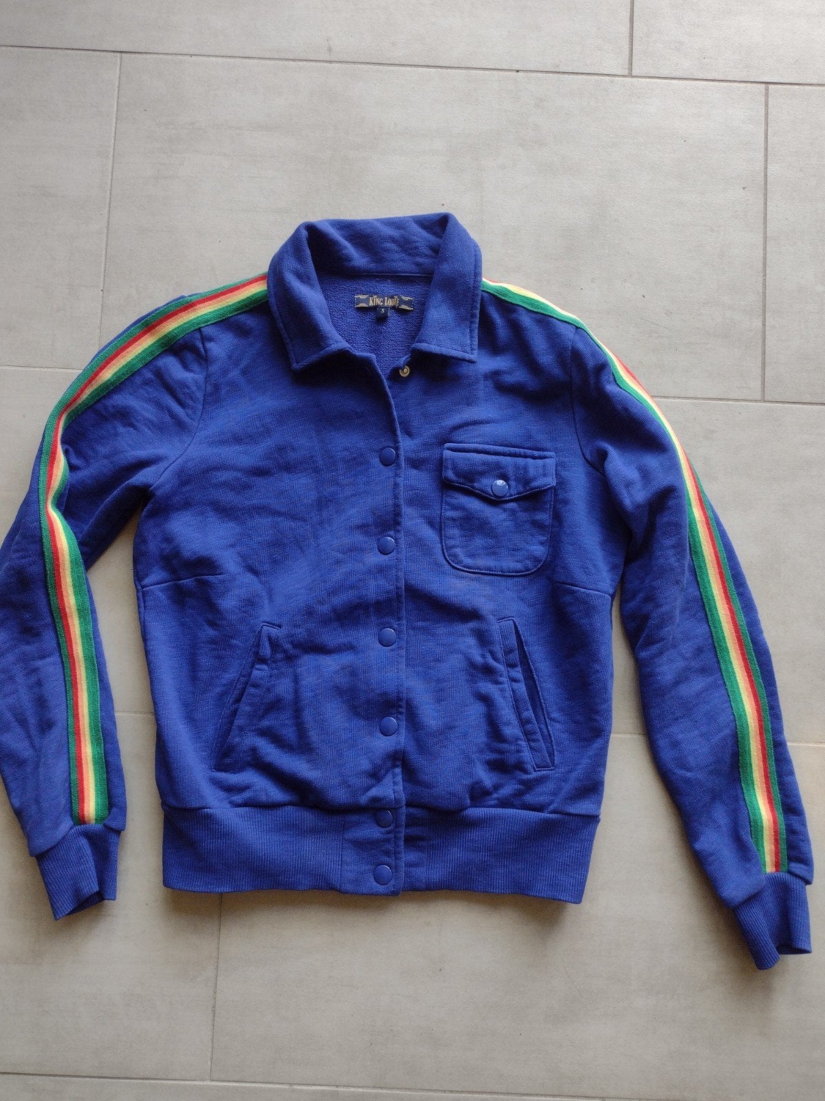 King Louie Vest maat S, Kleding | Dames, Blauw, Ophalen of Verzenden, King Louie, Maat 36 (S)