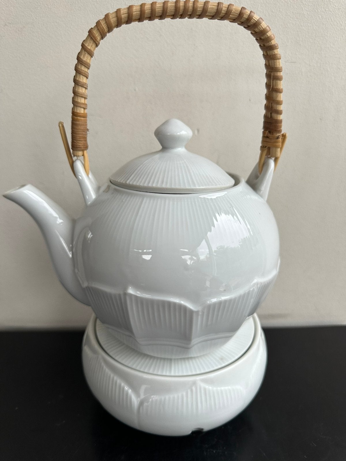 Chinees Otagiri porselein theepot + waxinelicht Lotus model, Ophalen of Verzenden