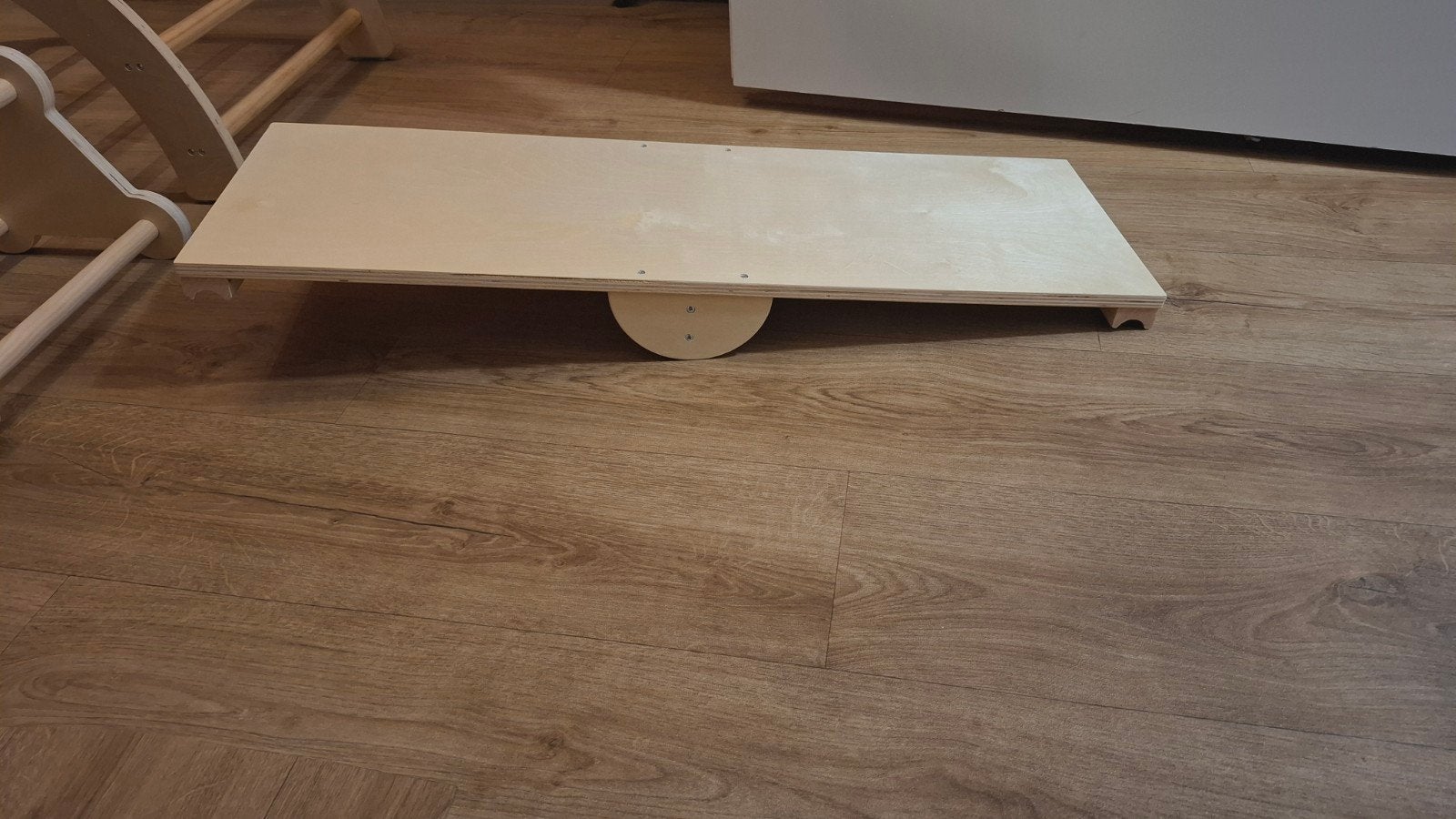 Houten balansbord en klimrek voor kinderen, Ophalen, Gebruikt, Bouwen