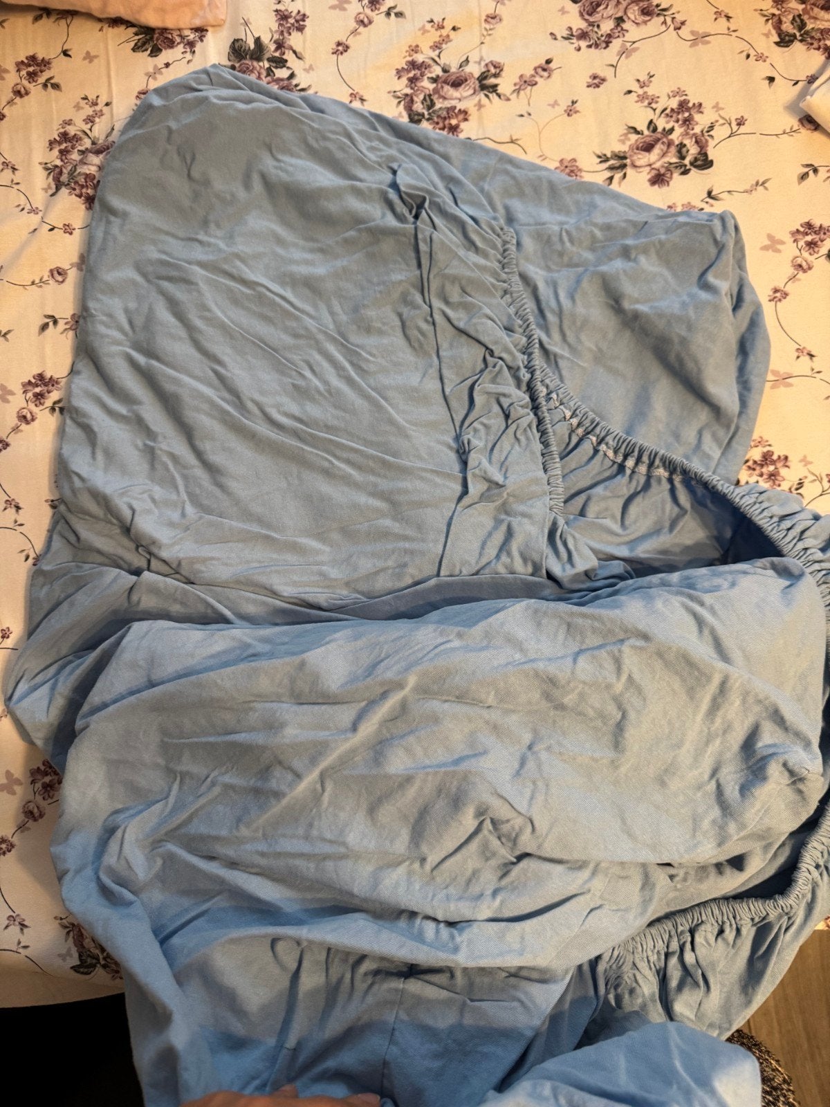 Katoenen hoeslaken tweepersoons bed, Ophalen of Verzenden
