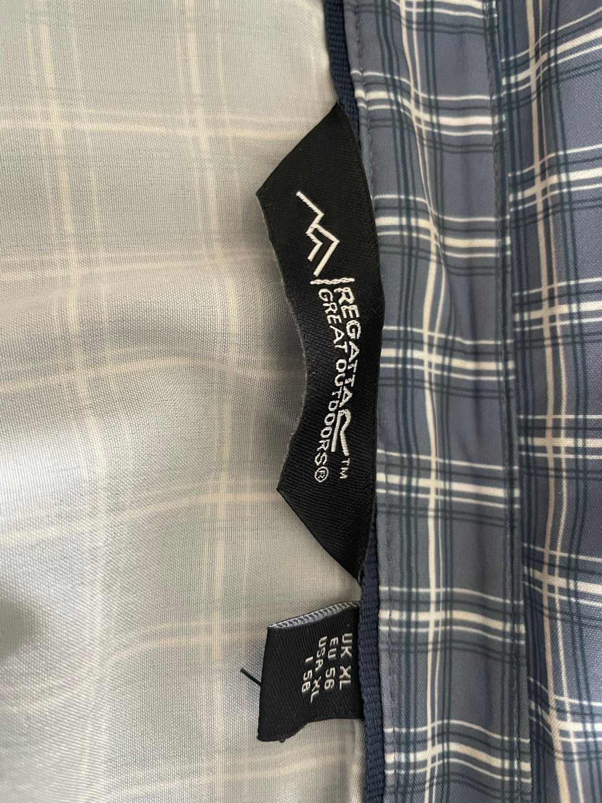 Regatta Great Outdoors UV Werend, Overhemd - Maat XL, Kleding | Heren, Ophalen, Zo goed als nieuw, Blauw, Halswijdte 43/44 (XL)