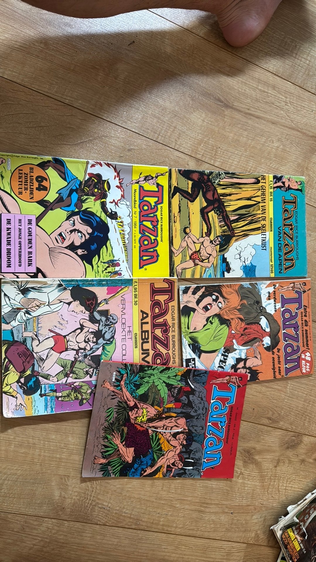 Tarzan stripboeken pakket 5 delen, Meerdere stripboeken, Ophalen of Verzenden, Gelezen
