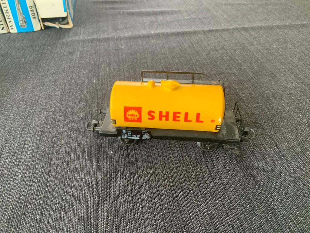 Märklin 4502 Shell Tankwagon in originele verpakking, Wisselstroom, Wagon, Ophalen of Verzenden, Zo goed als nieuw