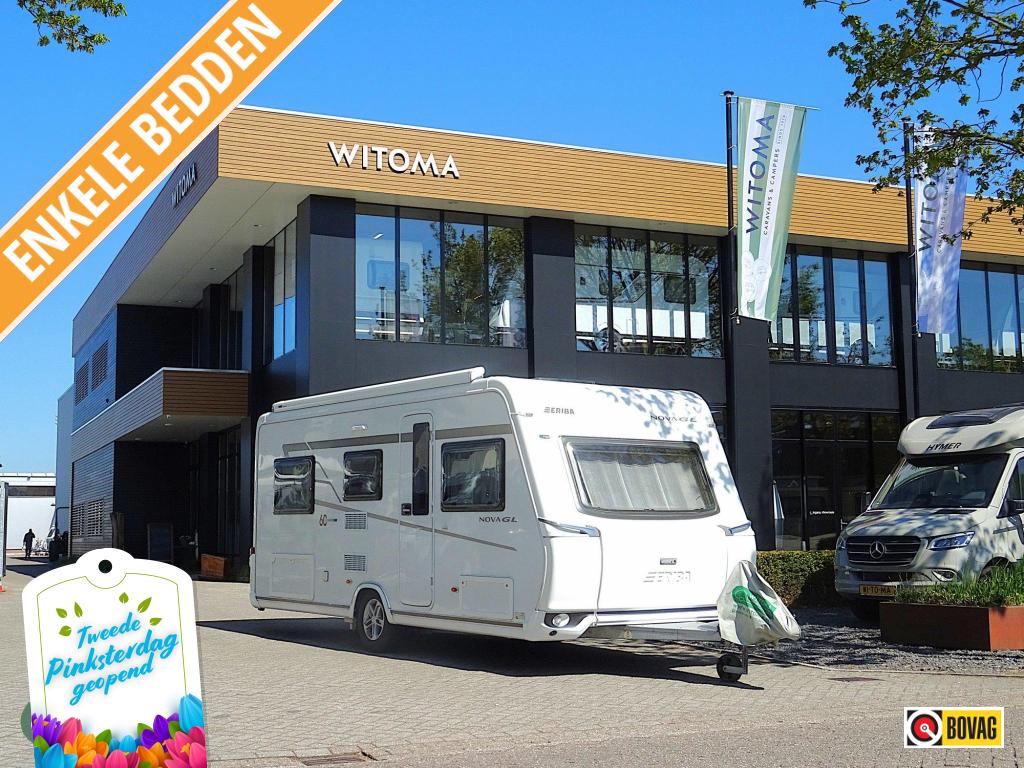 Eriba Nova GL - 60 edition 495 2 de pinsterdag open huis, Caravans en Kamperen, Caravans, Rondzit, Schokbreker, Bedrijf, Eriba