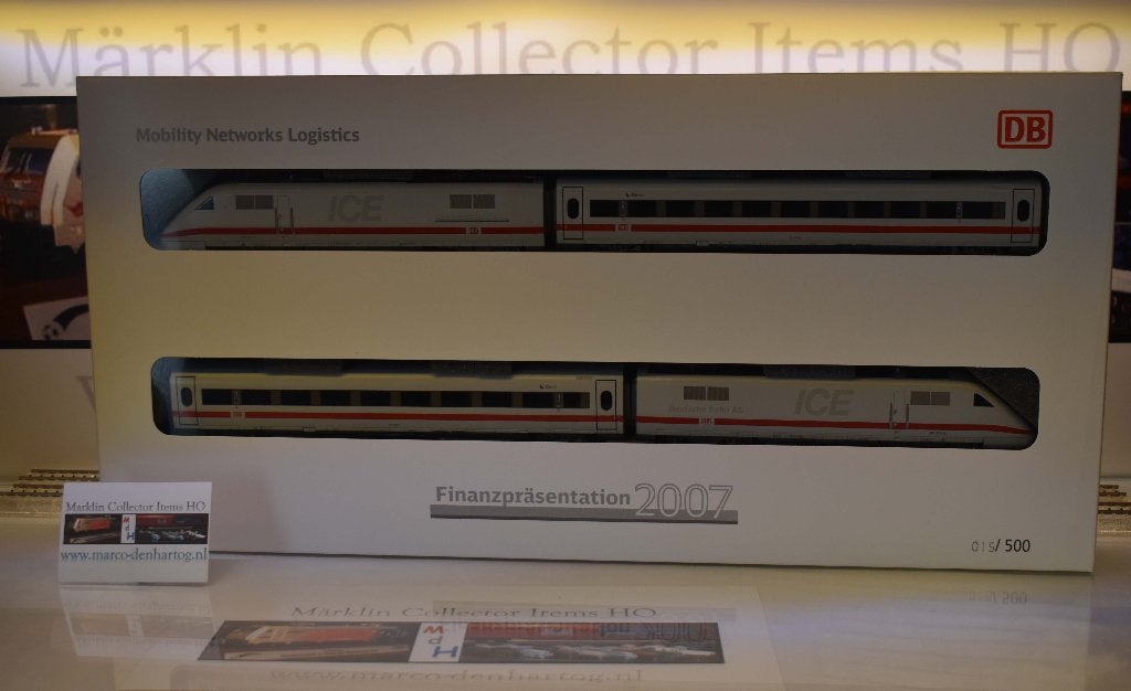 Märklin 39712  ICE 1  DB Finanzpräsentation 2007, Wisselstroom, Treinset, Nieuw, Ophalen of Verzenden