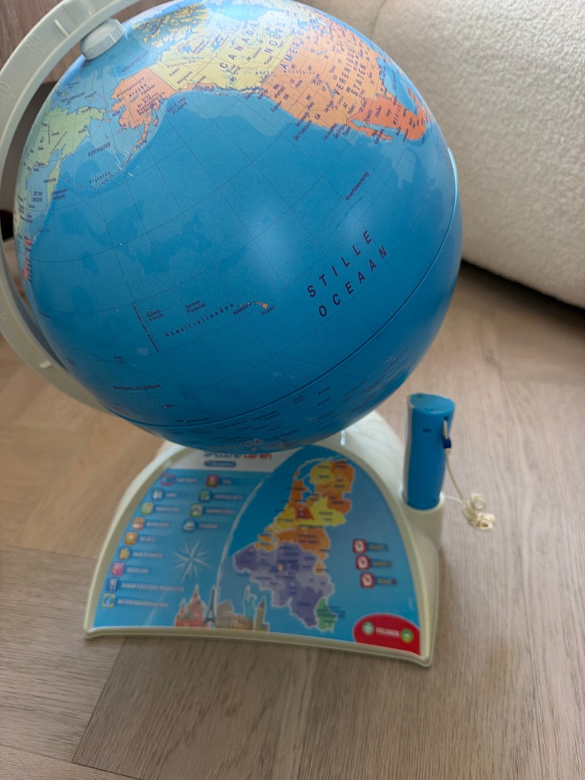 Interactieve Wereldbol voor Kinderen - Educatief Speelgoed, Ophalen of Verzenden, Zo goed als nieuw, Ontdekken